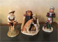 3 Norman Rockwell Figurines