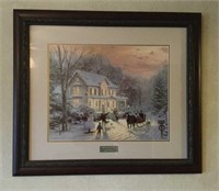 Home for the Holidays by Thomas Kinkade