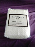 Hotel Style Fabric Shower Curtain (72"W x 72"L)