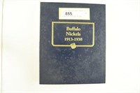 Partial Buffalo Nickel Binder - Misc Dates