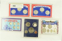(5) Coin sets to include; (2) 20th Century Silver