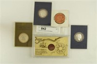 (5) Coins to include; (3) 1974 Salisbury