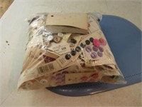 Bag of Vintage Buttons includes ones of Cards