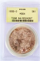 Coin 1899-O Morgan Silver Dollar PCGS MS64