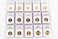 Coin 15 Sacagawea Dollars NGC Graded