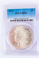 Coin 1879-P Morgan Silver Dollar PCGS MS62