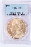 Coin 1903-P Morgan Silver Dollar PCGS MS62