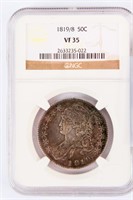 Coin 1819/8-P Bust Half Dollar Certified NGC VF35