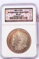 Coin 1881-O Morgan Silver Dollar NGC MS63