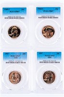 Coin 4 Washington PCGS Certified Quarters