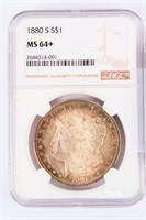 Coin 1880-S Morgan Silver Dollar NGC MS64