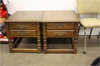 2 Side Tables 21.5 x 26.5 x 21.5H