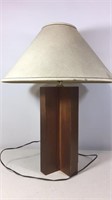 Mission style wood lamp base 1147