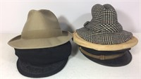 Lot of four vintage hats