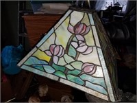 Leaded and Stained Glass Lamp Shades