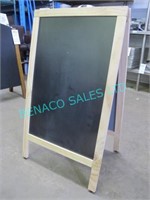 1X, 50 x 85CM, WOOD FRAME SANDWICH CHALKBOARD