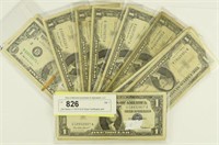 (24) Series of 1957A & B Silver Certificates and