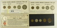 (4) Type coin sets to include; (2)  United States