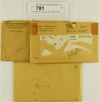 (3) Proof sets to include; 1957, 1959 and 1960