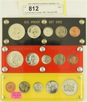 (3) Proof sets to include; 1955, 1956 and 1958