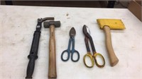 Variety of hand tools