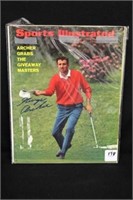 1969 Autographed Sports Illustrated GEORGE ARCHER