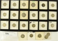 25 +/- Libety Nickels: Dates ranging from