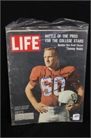 Tommy Nobis autographed life mag