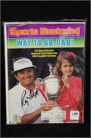 Ray Floyd autographed sports illustrated JSA