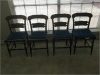Ethan Allen Button Back Hitchcock Chairs