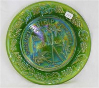 1984 Cherokee Strip Museum plate - green