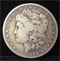Rare 1900-S Morgan Silver Dollar