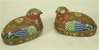 PAIR OF CLOSSIONE BIRD BOXES