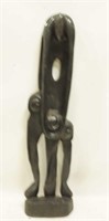 WOOD CARVED AFRICAN SCULPTURE