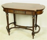 ANTIQUE FRENCH TABLE WITH SINGLE DRAWER