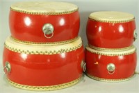 SET OF FOUR DRUMS
