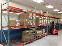(5) Sections H.D. "Clip-Type" Pallet Racking