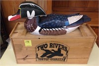 Two Rivers duck decoy
