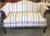 Ball and claw Chippendale style settee