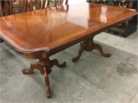 Dining room double pedestal table