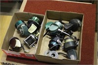 (2) BOXES OF REELS, SHAKESPEAR, SOUTH BEND,