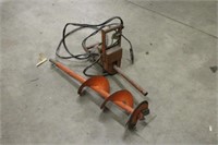 BATTERY OPERATED ICE AUGER, UNKNOWN CONDITION