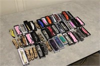 (44) ASSORTED SPRING ASSISTED KNIVES,