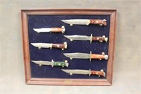 WILD WEST KNIVES WITH DISPLAY BOARD