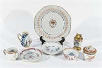 CHINESE PORCELAIN GROUPING