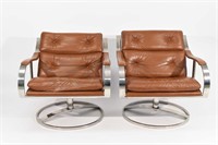 PAIR GARDNER LEAVER FOR STEELCASE LOUNGE CHAIRS