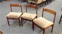 MID CENTURY DINING CHAIRS (6X)