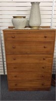MID CENTURY CHEST OF DRAWERS, 6 DRAWERS