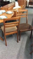 MID CENTURY DINING CHAIRS, NATHAN , 4x