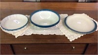 GROUP OF SERVING PIECES-WEDGWOOD "BLUE PACIFIC"